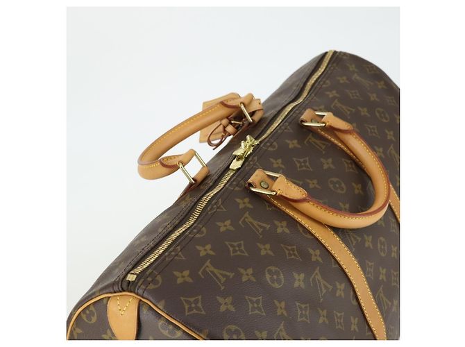 LOUIS VUITTON Borsa Boston Monogram Keepall 50 M41426 LV Auth 163595V Monogramma - vista 6