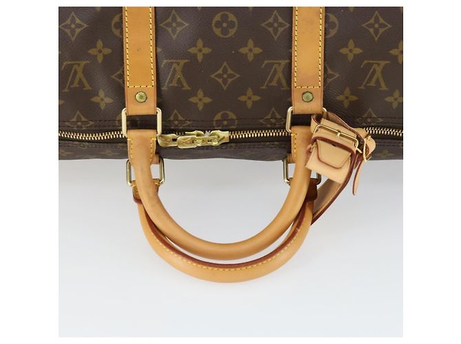 LOUIS VUITTON Borsa Boston Monogram Keepall 50 M41426 LV Auth 163595V Monogramma - vista 7