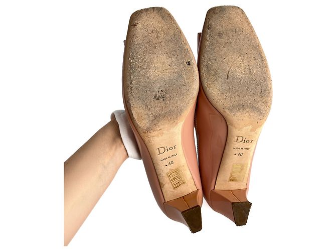 Dior Pumps aus Lackleder 40 Staubrosa - Ansicht 7