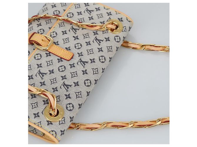 LOUIS VUITTON Borsa a Spalla Mini Camille Monogramma Blu M92002 Auth 98527SAV - vista 6