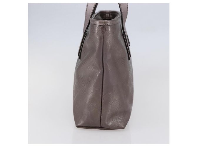GUCCI GG Implementation Tote Bag PVC Silber Rosa Grau 211138 Auth ki6125 - Ansicht 3