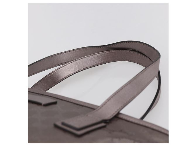 GUCCI GG Implementation Tote Bag PVC Silber Rosa Grau 211138 Auth ki6125 - Ansicht 8