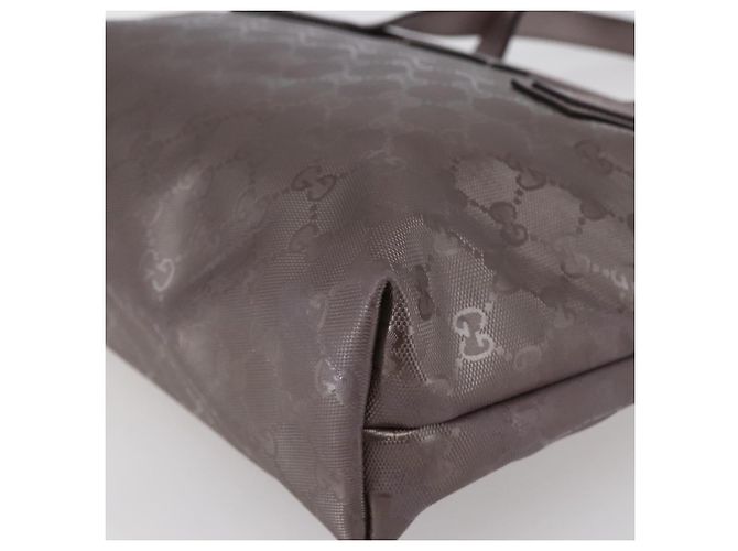 GUCCI GG Implementation Tote Bag PVC Silber Rosa Grau 211138 Auth ki6125 - Ansicht 9