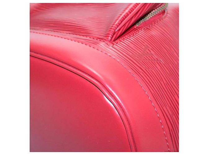 LOUIS VUITTON Zaino Epi Montsouris MM Rosso LV Auth am2389sSM - vista 14