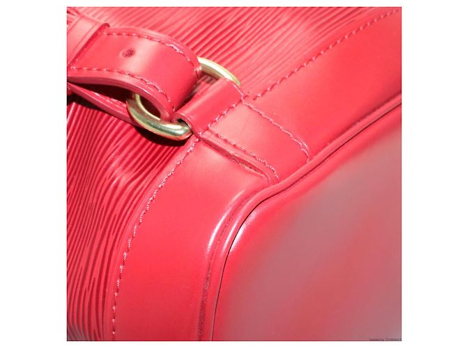 LOUIS VUITTON Zaino Epi Montsouris MM Rosso LV Auth am2389sSM - vista 15