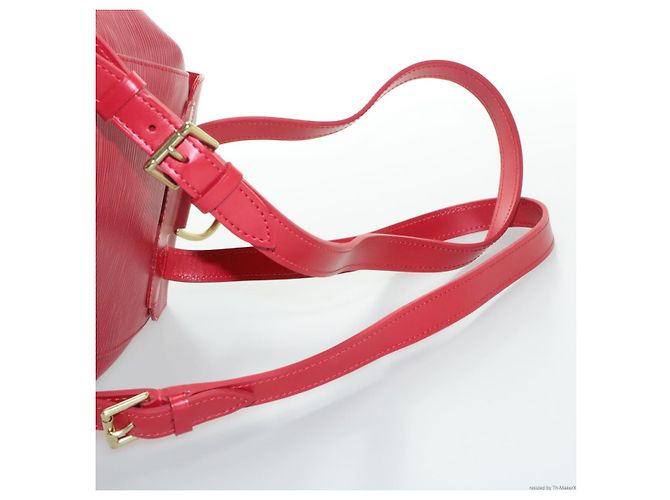 LOUIS VUITTON Zaino Epi Montsouris MM Rosso LV Auth am2389sSM - vista 6