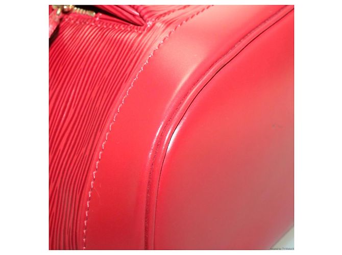 LOUIS VUITTON Zaino Epi Montsouris MM Rosso LV Auth am2389sSM - vista 8