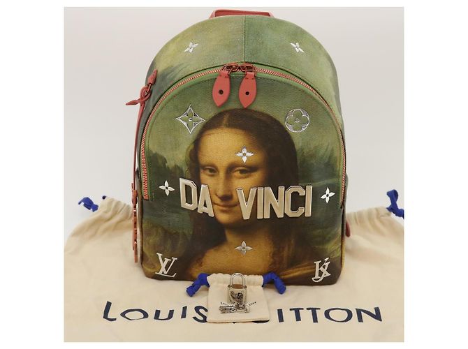 LOUIS VUITTON Masters Collection DaVinci Rucksack PalmSprings M43375 Auth 67487SM Mehrfarben - Ansicht 12