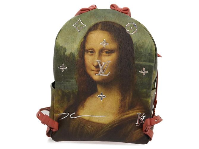 LOUIS VUITTON Masters Collection DaVinci Rucksack PalmSprings M43375 Auth 67487SM Mehrfarben - Ansicht 2