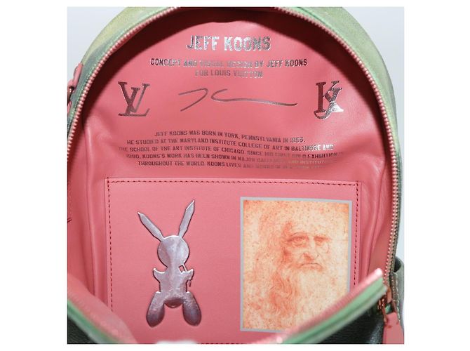 LOUIS VUITTON Masters Collection DaVinci Rucksack PalmSprings M43375 Auth 67487SM Mehrfarben - Ansicht 9