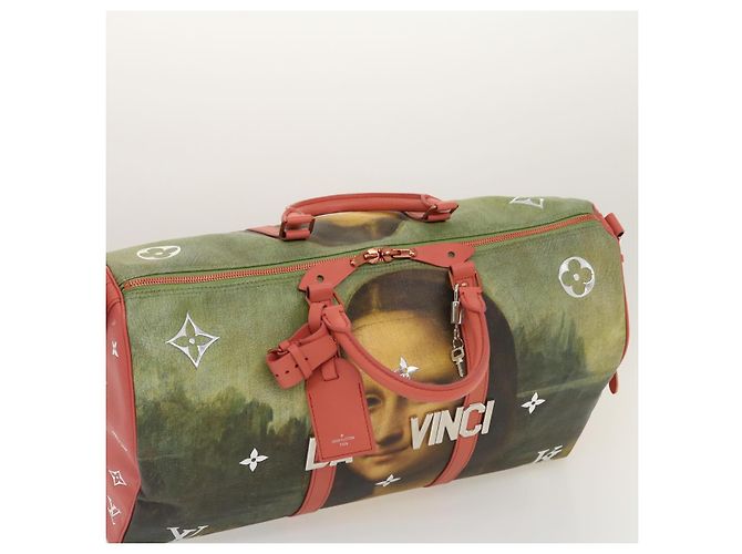 LOUIS VUITTON Masters Collection Keepall Bandouliere 50 Boston M43377 Auth 29559SM Multicolore - vista 6