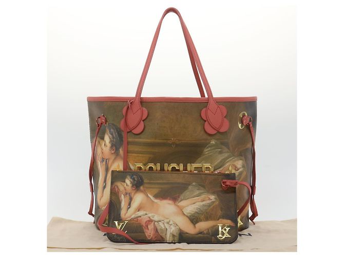 LOUIS VUITTON Masters Kollektion Neverfull MM Tote BOUCHER Rosa M43357 LV 67499SAM Pink - Ansicht 12