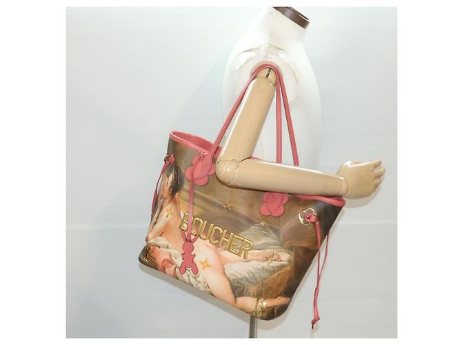 LOUIS VUITTON Masters Kollektion Neverfull MM Tote BOUCHER Rosa M43357 LV 67499SAM Pink - Ansicht 32