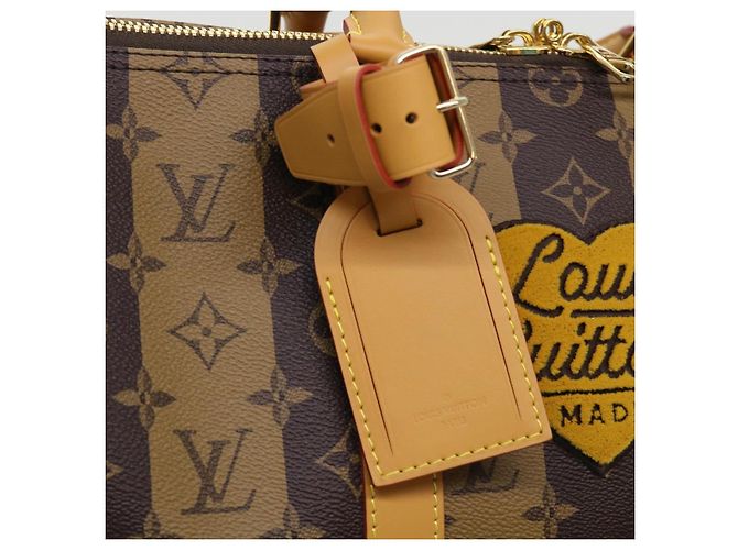 LOUIS VUITTON Borsa Keepall Bandoulière 50 Monogram Stripe M45967 LV Auth 47401SM Monogramma - vista 19