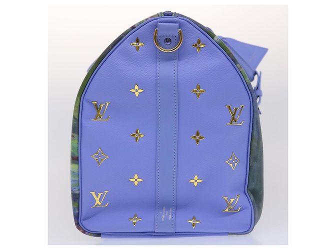 LOUIS VUITTON Collezione Masters MONET Keepall Bandouliere 50 Borsa LV Auth 47436SM Lavanda - vista 3