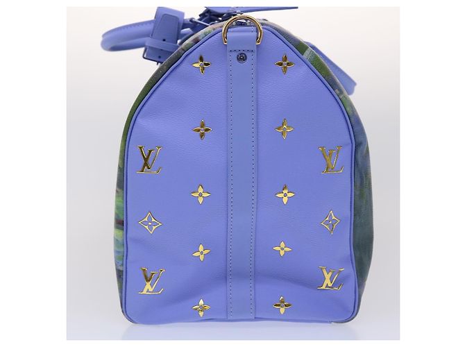 LOUIS VUITTON Collezione Masters MONET Keepall Bandouliere 50 Borsa LV Auth 47436SM Lavanda - vista 4
