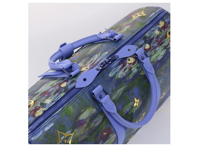 LOUIS VUITTON Collezione Masters MONET Keepall Bandouliere 50 Borsa LV Auth 47436SM Lavanda - vista 6
