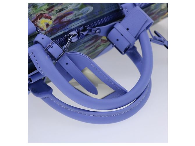 LOUIS VUITTON Collezione Masters MONET Keepall Bandouliere 50 Borsa LV Auth 47436SM Lavanda - vista 7