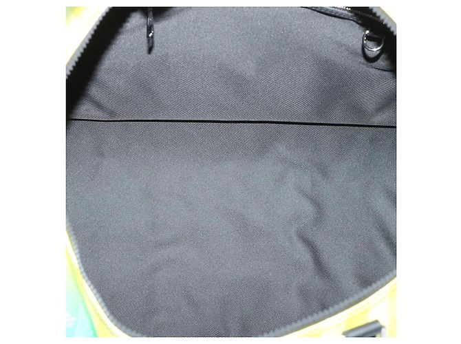 LOUIS VUITTON Keepall Bandouliere 50 Damier Stripe Gradation M59912 Auth 51138SM Verde - vista 10