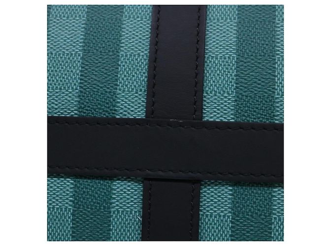 LOUIS VUITTON Keepall Bandouliere 50 Damier Stripe Gradation M59912 Auth 51138SM Verde - vista 6