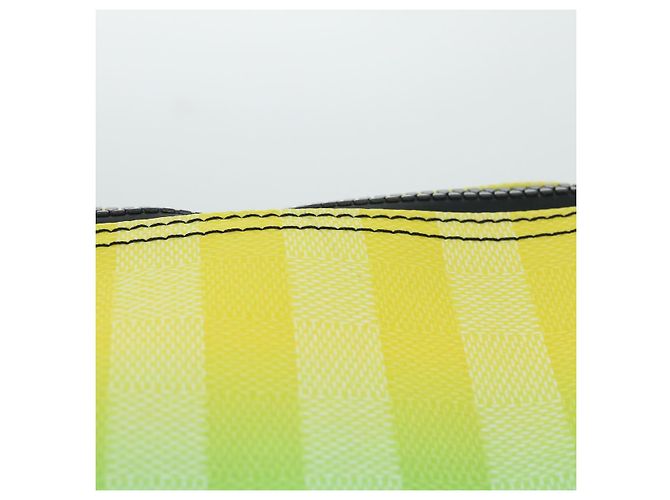 LOUIS VUITTON Keepall Bandouliere 50 Damier Stripe Gradation M59912 Auth 51138SM Verde - vista 9