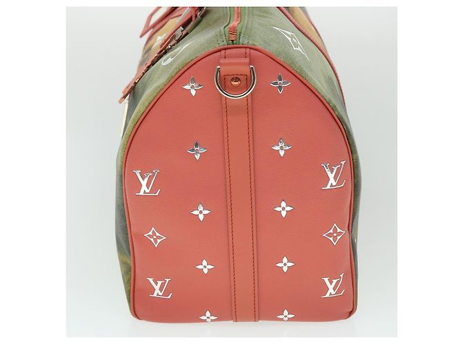 LOUIS VUITTON Collezione Masters Keepall Bandouliere 50 M43377 LV Auth 51258SM Rosa - vista 3