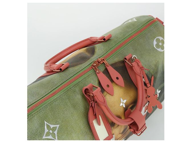 LOUIS VUITTON Collezione Masters Keepall Bandouliere 50 M43377 LV Auth 51258SM Rosa - vista 6