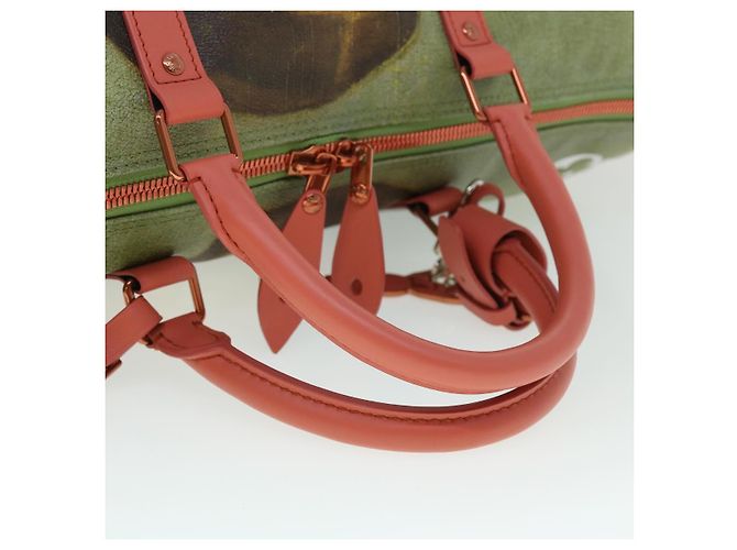 LOUIS VUITTON Collezione Masters Keepall Bandouliere 50 M43377 LV Auth 51258SM Rosa - vista 7