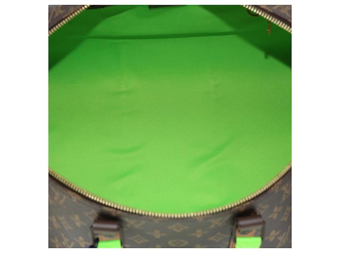 Collezione Capsule LOUIS VUITTON Borsa Keepall Bandoulière 55 M59661 Auth 53413SM Monogramma - vista 11
