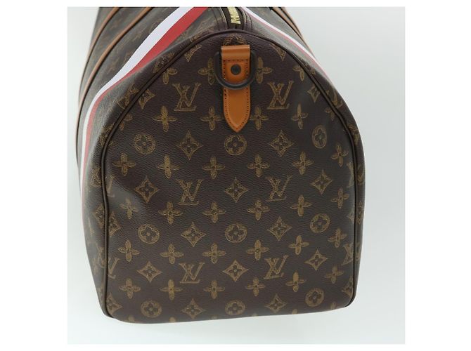 Collezione Capsule LOUIS VUITTON Borsa Keepall Bandoulière 55 M59661 Auth 53413SM Monogramma - vista 4