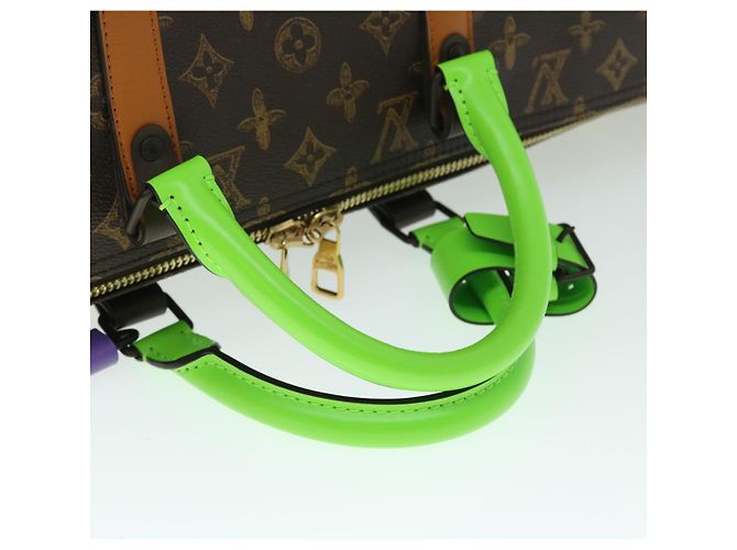 Collezione Capsule LOUIS VUITTON Borsa Keepall Bandoulière 55 M59661 Auth 53413SM Monogramma - vista 8