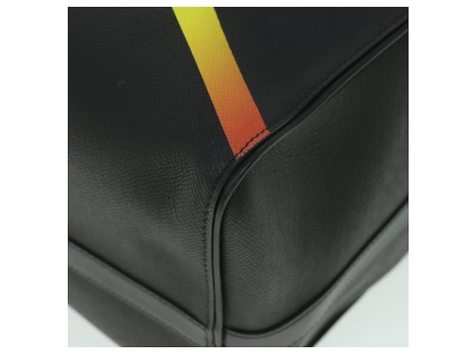 LOUIS VUITTON Taiga Rainbow Keepall Bandouliere 50 Borsa Boston M30345 Auth 55863SM Nero Multicolore - vista 17
