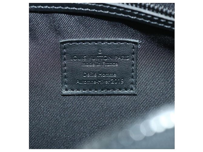 LOUIS VUITTON Taiga Rainbow Keepall Bandouliere 50 Borsa Boston M30345 Auth 55863SM Nero Multicolore - vista 22