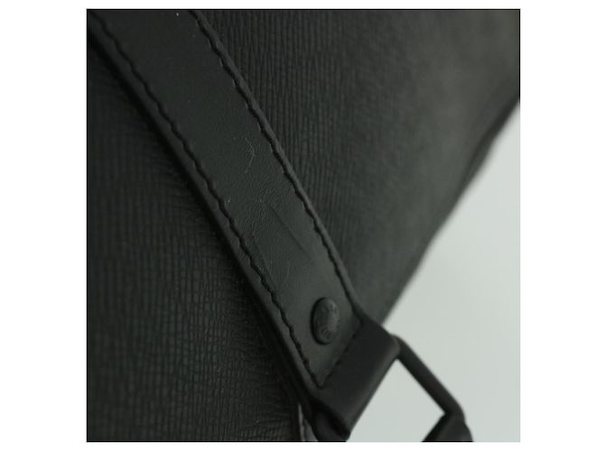 LOUIS VUITTON Taiga Rainbow Keepall Bandouliere 50 Borsa Boston M30345 Auth 55863SM Nero Multicolore - vista 9