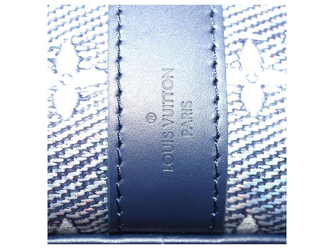 LOUIS VUITTON Borsa Keepall Bandoulière 45 in Jacquard Laminato M22923 Auth 66710SM Monogramma - vista 16