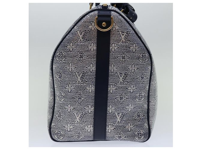 LOUIS VUITTON Borsa Keepall Bandoulière 45 in Jacquard Laminato M22923 Auth 66710SM Monogramma - vista 4