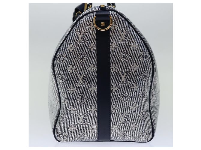 LOUIS VUITTON Borsa Keepall Bandoulière 45 in Jacquard Laminato M22923 Auth 66710SM Monogramma - vista 5