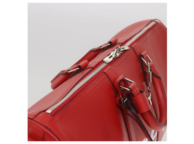 LOUIS VUITTON Epi Supreme Keepall Bandouliere 45 Tasche Rot M53419 LV Auth 69102SM - Ansicht 14