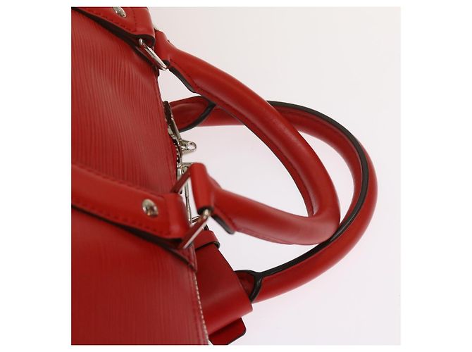 LOUIS VUITTON Epi Supreme Keepall Bandouliere 45 Tasche Rot M53419 LV Auth 69102SM - Ansicht 15