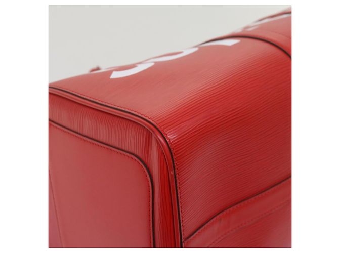 LOUIS VUITTON Epi Supreme Keepall Bandouliere 45 Tasche Rot M53419 LV Auth 69102SM - Ansicht 17