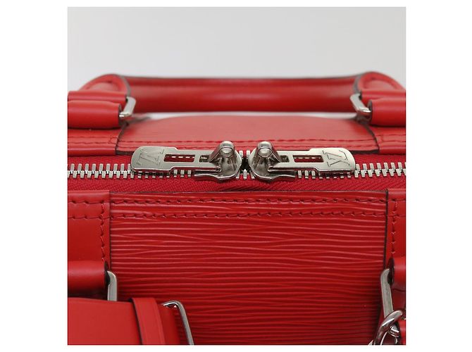LOUIS VUITTON Epi Supreme Keepall Bandouliere 45 Tasche Rot M53419 LV Auth 69102SM - Ansicht 22