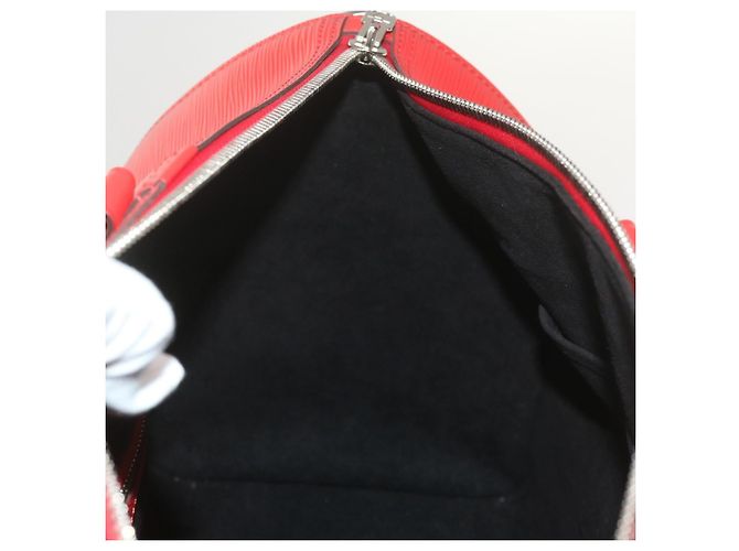 LOUIS VUITTON Epi Supreme Keepall Bandouliere 45 Tasche Rot M53419 LV Auth 69102SM - Ansicht 24