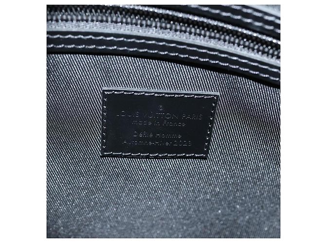 LOUIS VUITTON Epi XL Keepall Bandouliere 50 Borsa Boston Nera M23174 Auth 82746SM Nero - vista 10