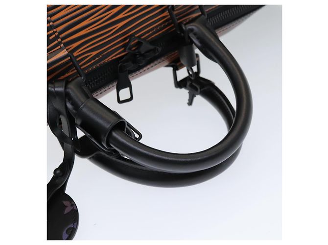 LOUIS VUITTON Epi XL Keepall Bandouliere 50 Borsa Boston Nera M23174 Auth 82746SM Nero - vista 7