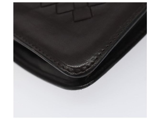 BORSO A MANO IN PELLE INTRECCIATO BOTTEGA VENETA Marrone Oro Auth 123359A - vista 15