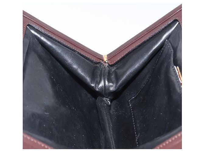 BORSO A MANO IN PELLE INTRECCIATO BOTTEGA VENETA Marrone Oro Auth 123359A - vista 19