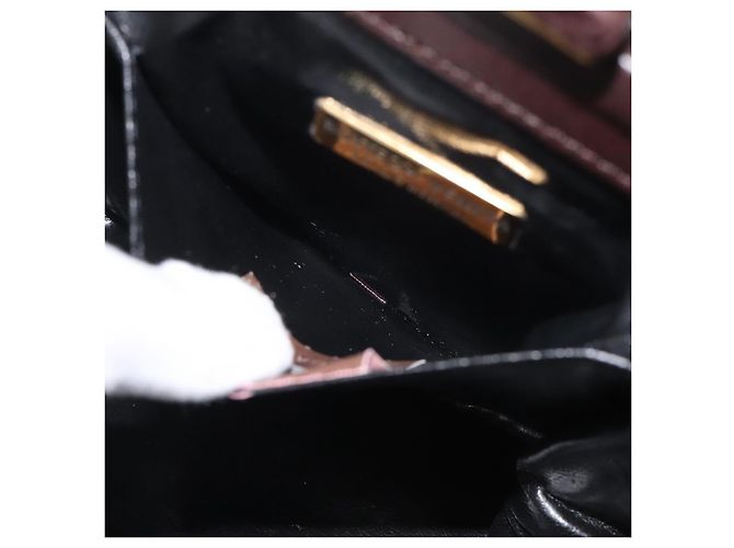 BORSO A MANO IN PELLE INTRECCIATO BOTTEGA VENETA Marrone Oro Auth 123359A - vista 20