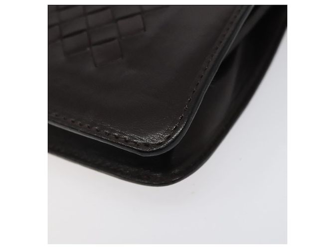 BORSO A MANO IN PELLE INTRECCIATO BOTTEGA VENETA Marrone Oro Auth 123359A - vista 8