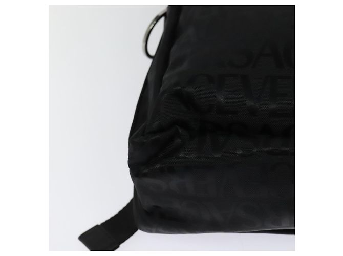 Borsa a Spalla VERSACE in Tela Nera Argento Autentica 123032A Nero - vista 16