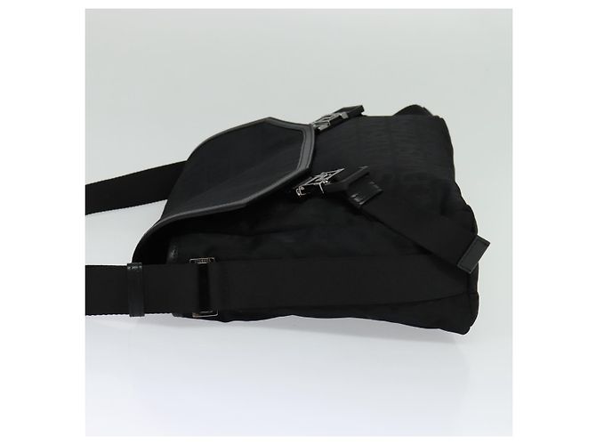 Borsa a Spalla VERSACE in Tela Nera Argento Autentica 123032A Nero - vista 3